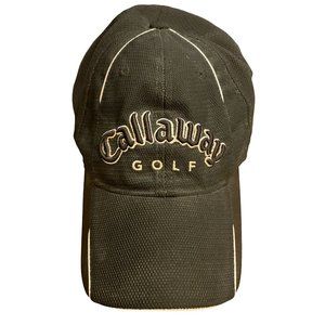 Callaway Golf Black X Series Hat Cap Adjustable Strap One Size Fits Most